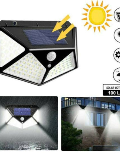 Latest Solar Lights for Garden 100 LED Motion Sensor